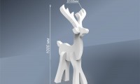 Объемный новогодний олень для декора