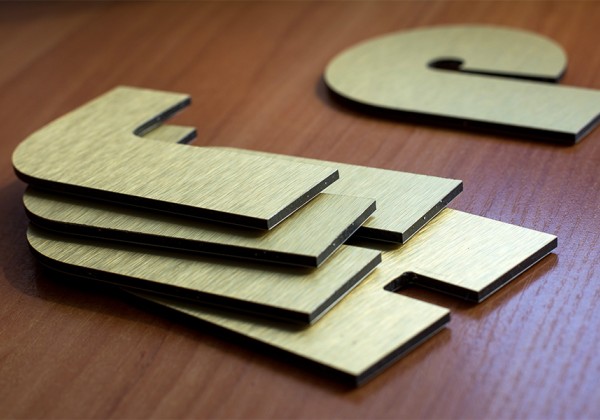 Буквы из композита